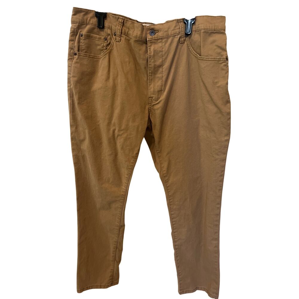 Mutual Weave Men's Slim Tan Chino Khaki Pants Size 38 x 30 Workwear Casual